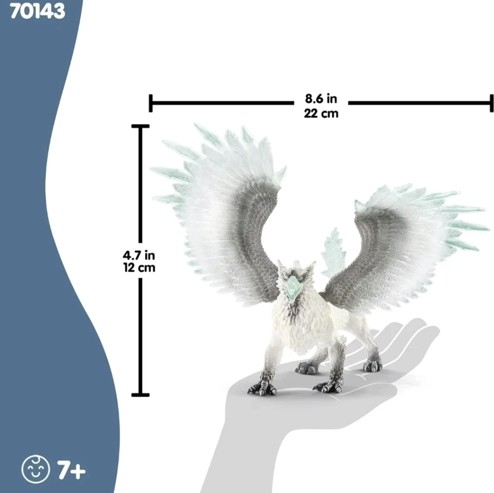 Schleich Eldrador Creatures Ice Griffin Figure #70143 - Like New! - Picture 12 of 13